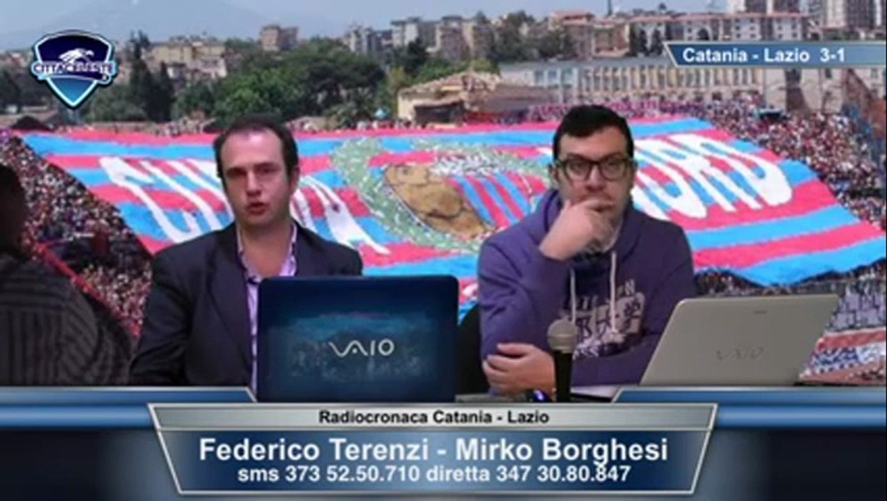 Io Tifo Lazio speciale Catania-Lazio