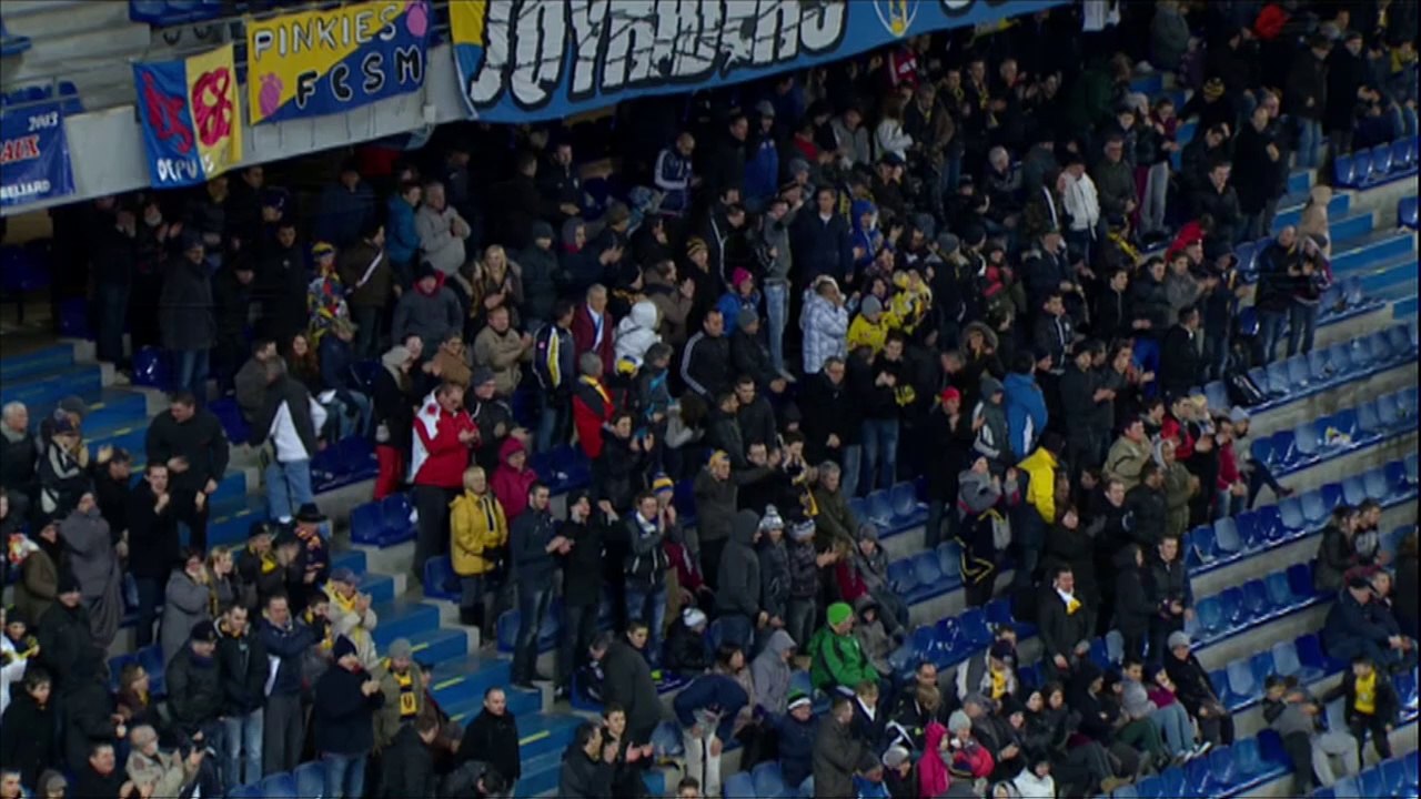 But Stoppila SUNZU (84ème) - FC Sochaux-Montbéliard - EA Guingamp - (1-0) - 15/02/14 - (FCSM-EAG)