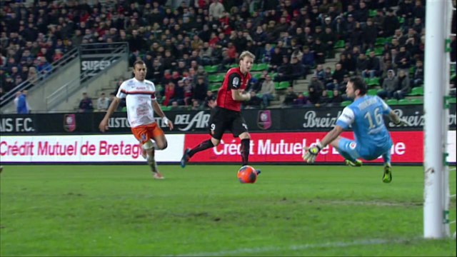 But Ola TOIVONEN (65ème) - Stade Rennais FC - Montpellier Hérault SC - (2-2) - 15/02/14 - (SRFC-MHSC)