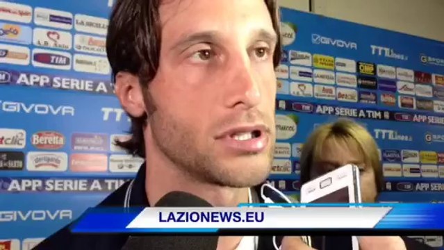 MAURI in zona mista CATANIA-LAZIO 3-1 (16.02.2014)