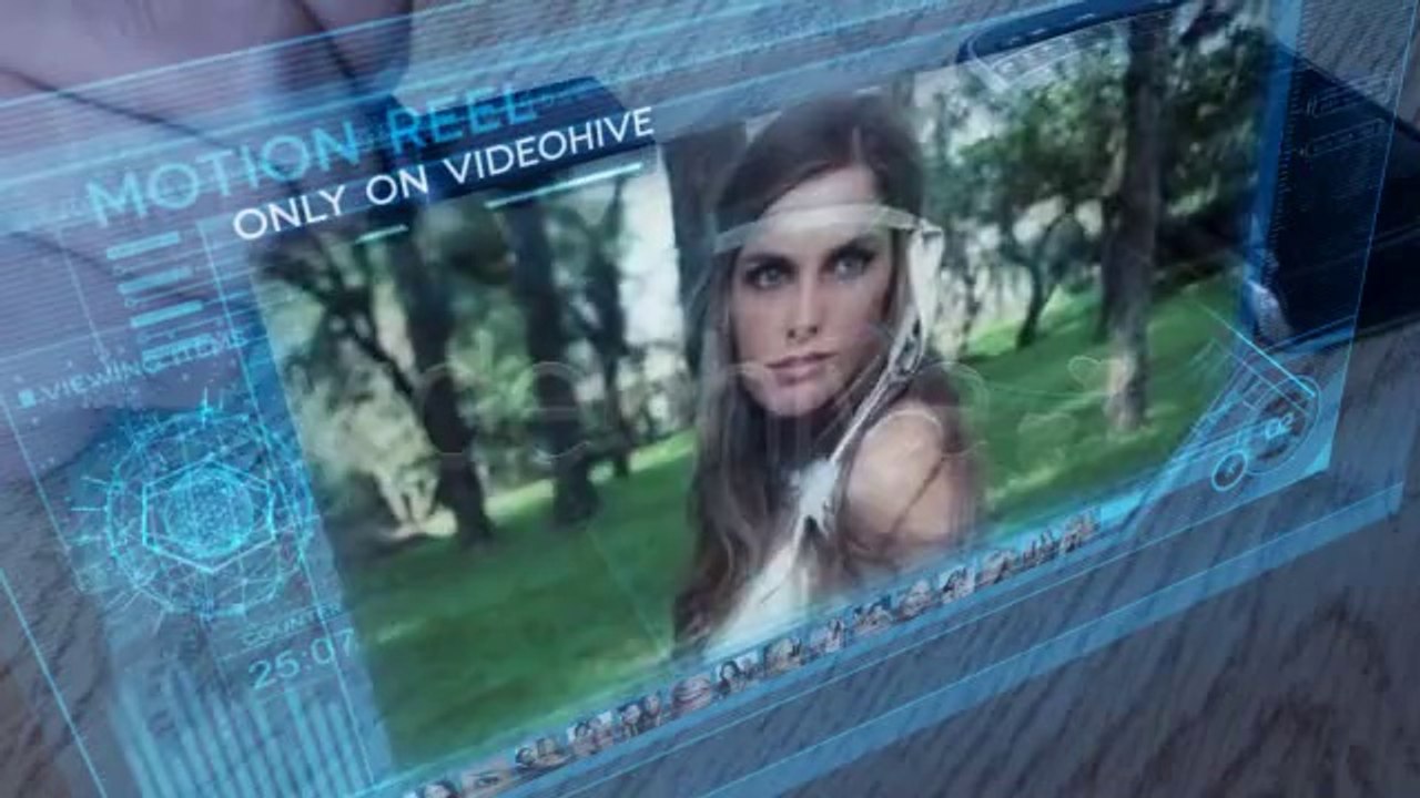 Holographic Touch III - After Effects Template