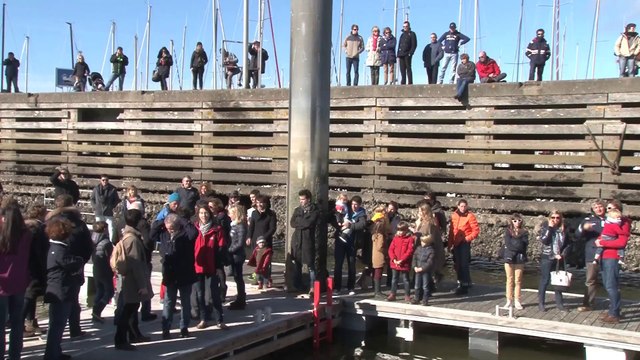 Sodebo - Tour du Monde 2014: Arrivée de Thomas Coville à La Trinité-sur-Mer