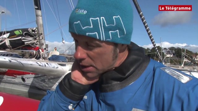 Voile. Le retour de Thomas Coville à La Trinité-sur-Mer