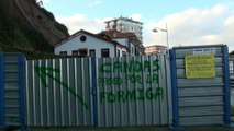 Protesta por cierre Paseo Marítimo Candás, Asturias