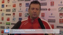 20e journée de Pro D2 ASBH Lyon Réaction Christophe Hamacek