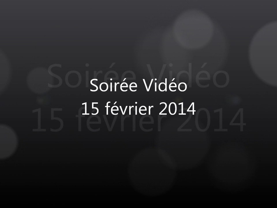 AEP Châteaurenaud - Soirée vidéo 15 février 2014