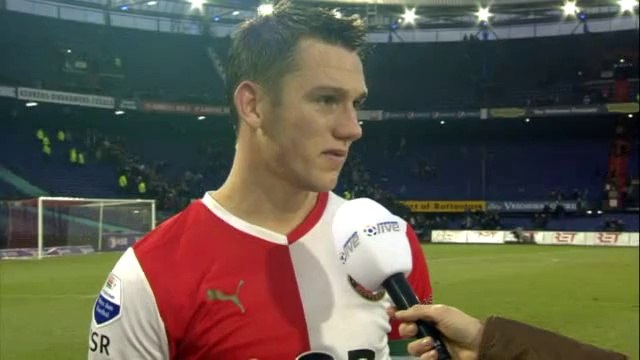 16-12-2012 Stefan de Vrij na Feyenoord - ADO Den Haag