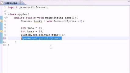 Java Tutorial 9 - increment operators