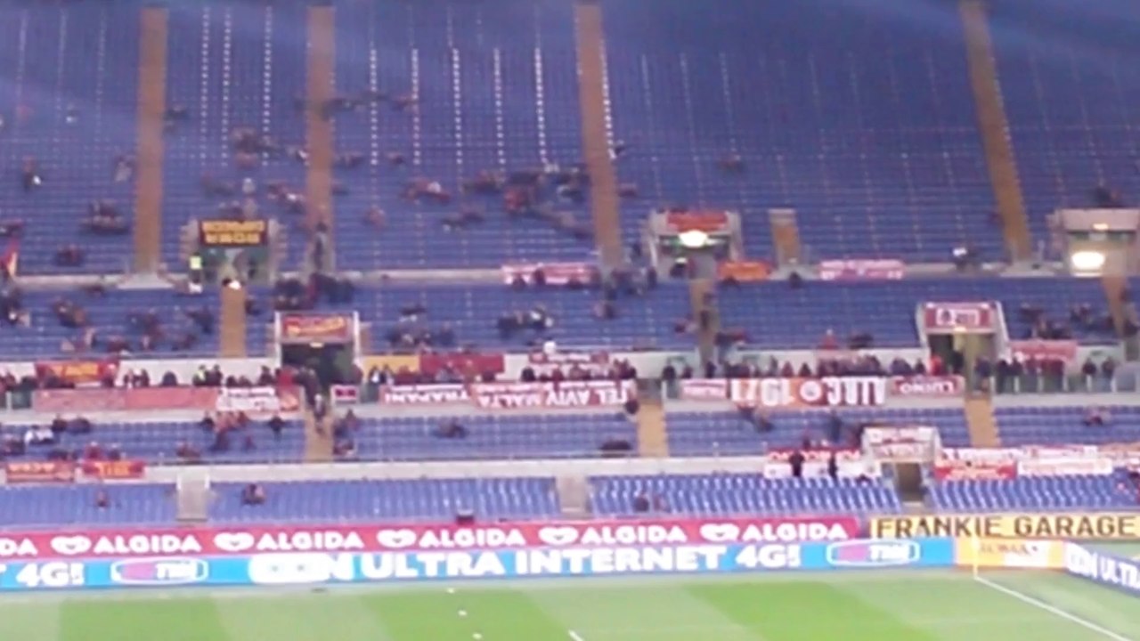 Striscioni sugli Roma Sampdoria 16 febbraio 2014
