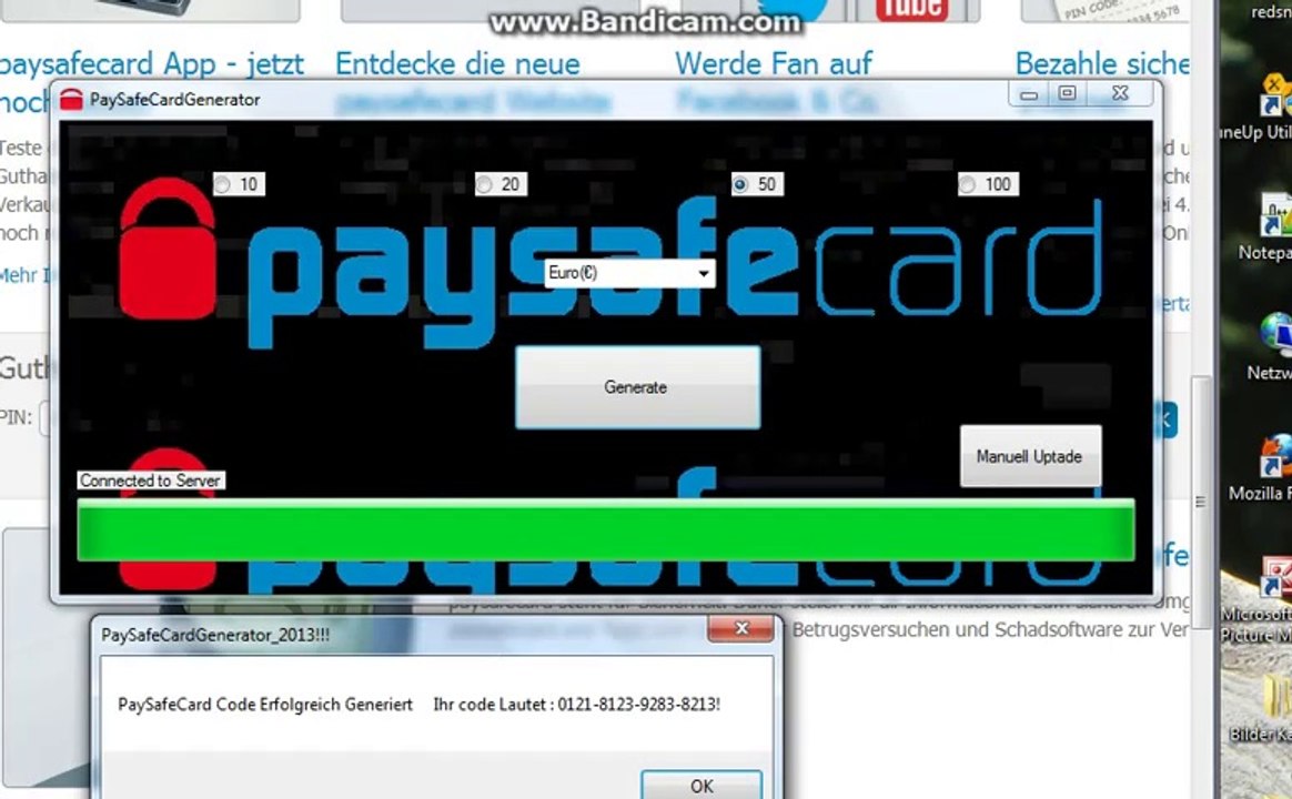 Paysafecard Generator Feb 2014 [No Survey]