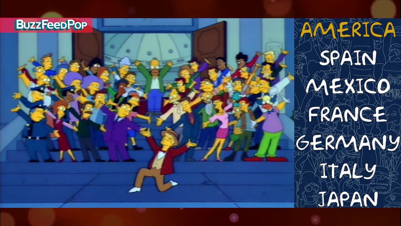 Les voix de Simpson dans d'autres pays