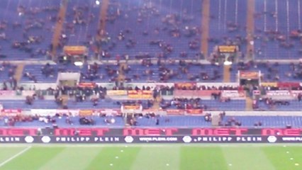 Roma Sampdoria - gli striscioni in segno di protesta