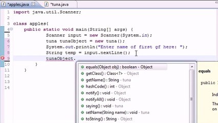 Java Tutorial 16 - many methods and instances