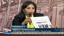 Prueba Delcy Rodríguez que medios manipulan realidad venezolana
