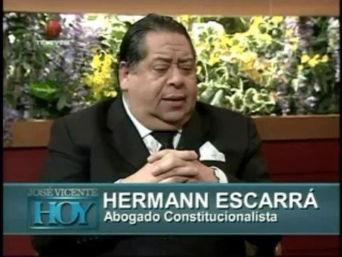 (Vídeo) José Vicente Hoy Entrevista a Herman Escarrá (3/4)