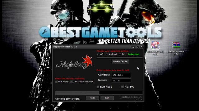 [UPDATED] Maplestory Hack v1.1a WORKING MESOS CANDLES CHEAT HACKS