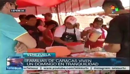 Miles de caraqueños creen y fomentan la paz en Venezuela