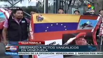 ONG guatemaltecas repudian violencia de fascistas en Venezuela