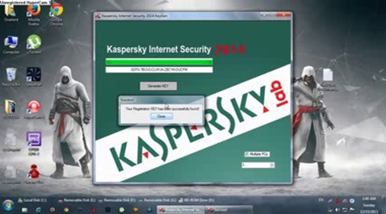 Kapersky Internet Security 2014 KeyGen Seial Generator Working 100%
