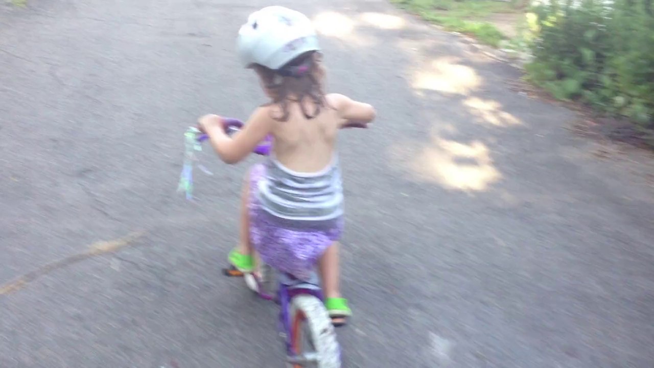 Mae's First Ride 2013
