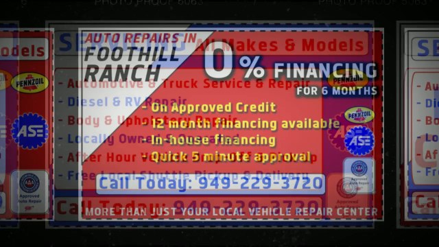 Orange County Automotive Repair 949-229-3720 Laguna Hills