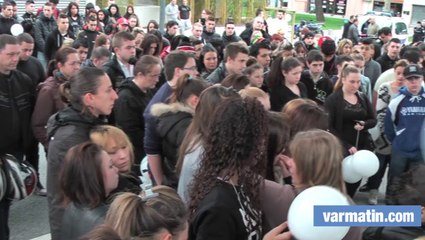 Plus de 200 personnes rendent hommage à Diego à Six-Fours