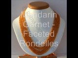 Mandarin Garnet Beads