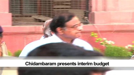 Chidambaram presents interim budget