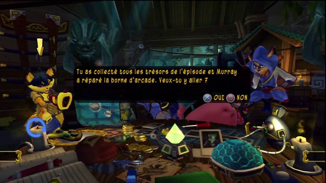 Sly Cooper : Voleurs à travers le temps - Objets restants de l'épisode 1 & Alter Ego