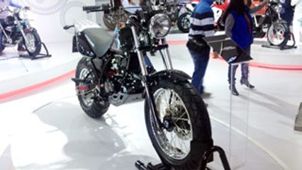 Hyosung RT125D Cross Country Bike @ Delhi Auto Expo 2014 !