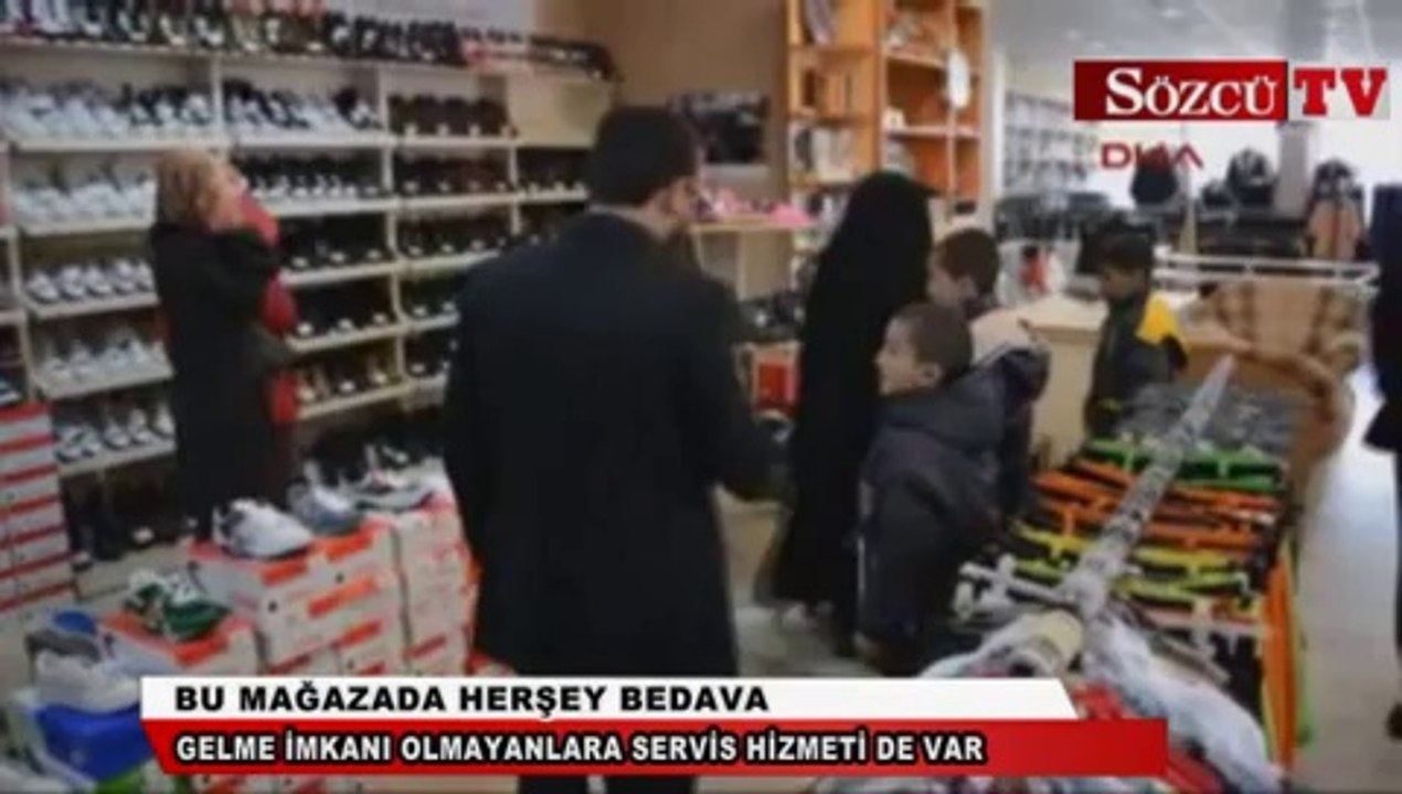 Bu mağazada herşey bedava