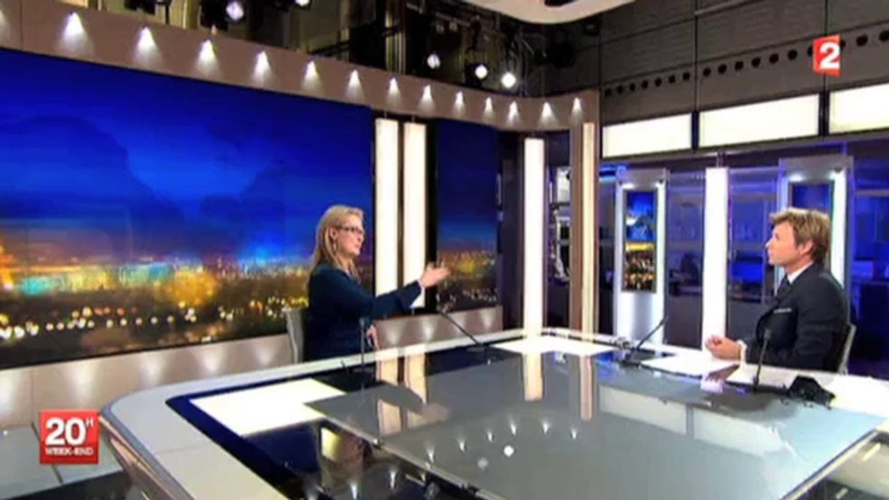 L'émotion de Meryl Streep face à Laurent Delahousse