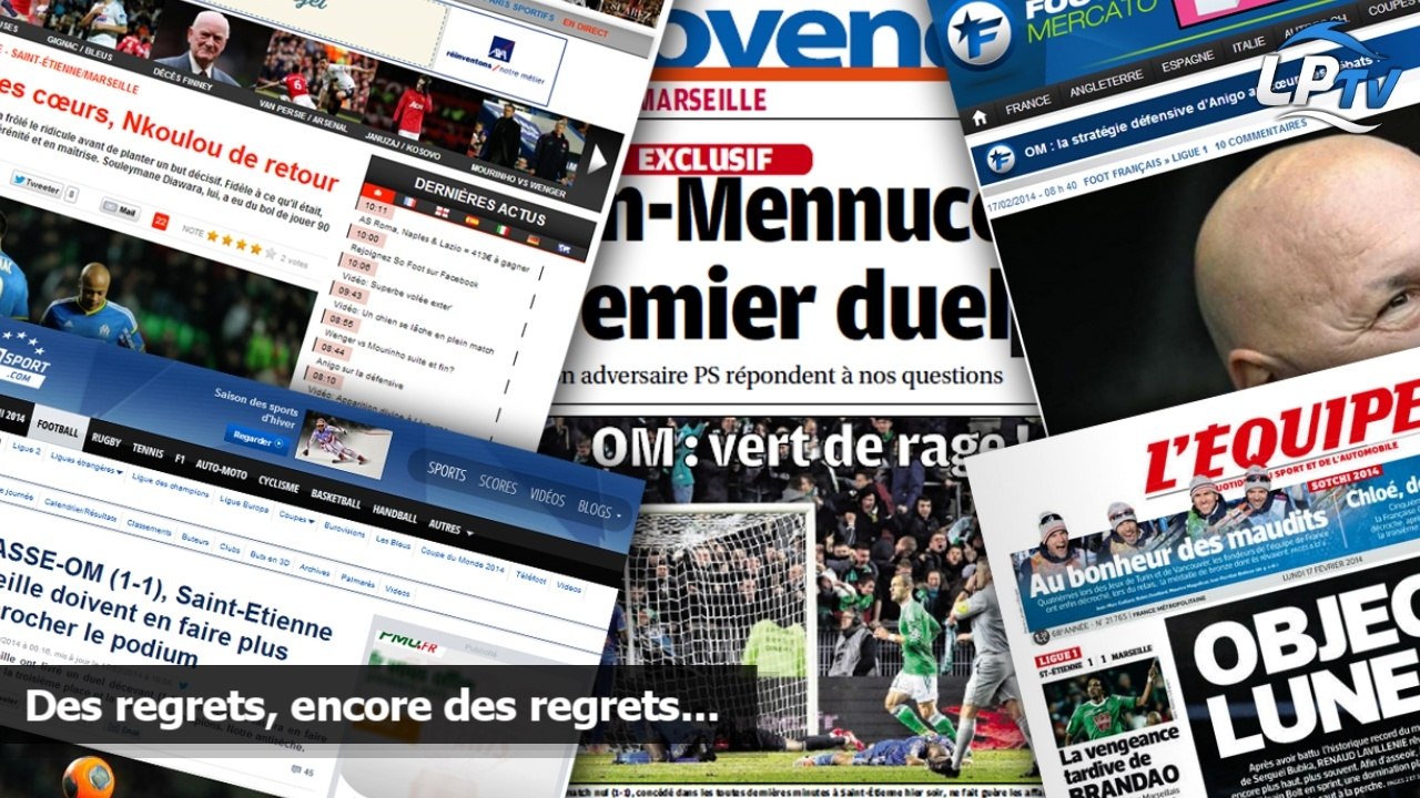 Des regrets, encore des regrets...
