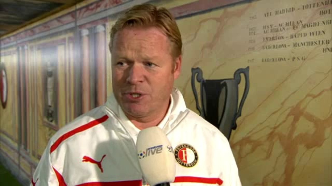 05-01-2013 Ronald Koeman vooraf aan Feyenoord - AGOVV