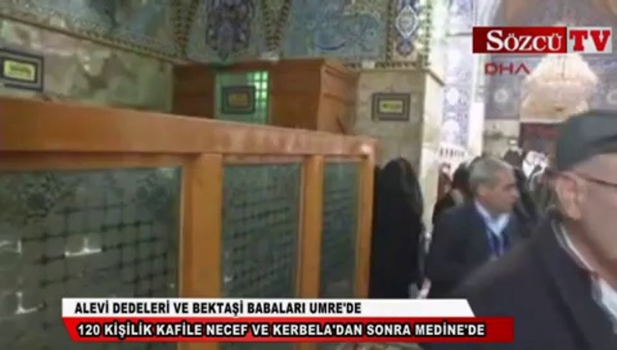 Alevi dedeleri Necef ve Kerbela'dan sonra umre'ye geçtiler