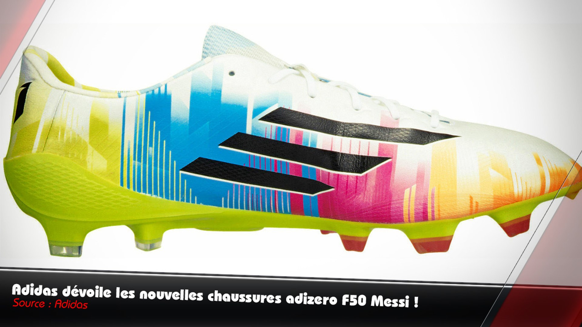 Découvrez les nouvelles Adidas adizero F50 Messi ! - Vidéo Dailymotion
