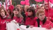 La 'Marea blanca' celebra la marcha atrás en la privatización de la sanidad madrileña