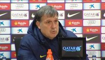 Martino takes full Barcelona squad to San Sebastián including injured Neymar and Dos Santos.