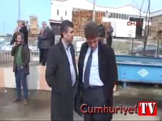 Trabzon'da fındık fabrikası yandı