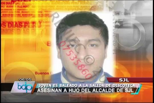 Carlos Burgos hijo habría estado implicado en el asesinato de dos extorsionadores