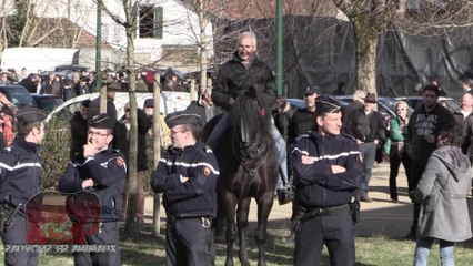 Rassemblement pour la première corrida de la saison à Magescq (16.02.2014)