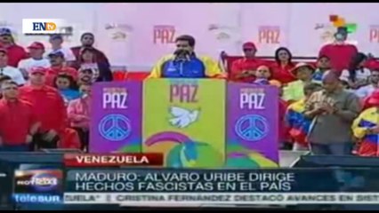 Maduro acusa a Uribe de la violencia y dice que no la admitirá en el chavismo