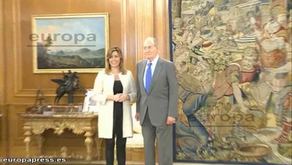 Rey recibe por segunda vez a Susana Díaz