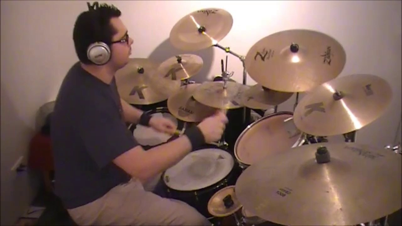 As I lay dying 94 hours drum cover