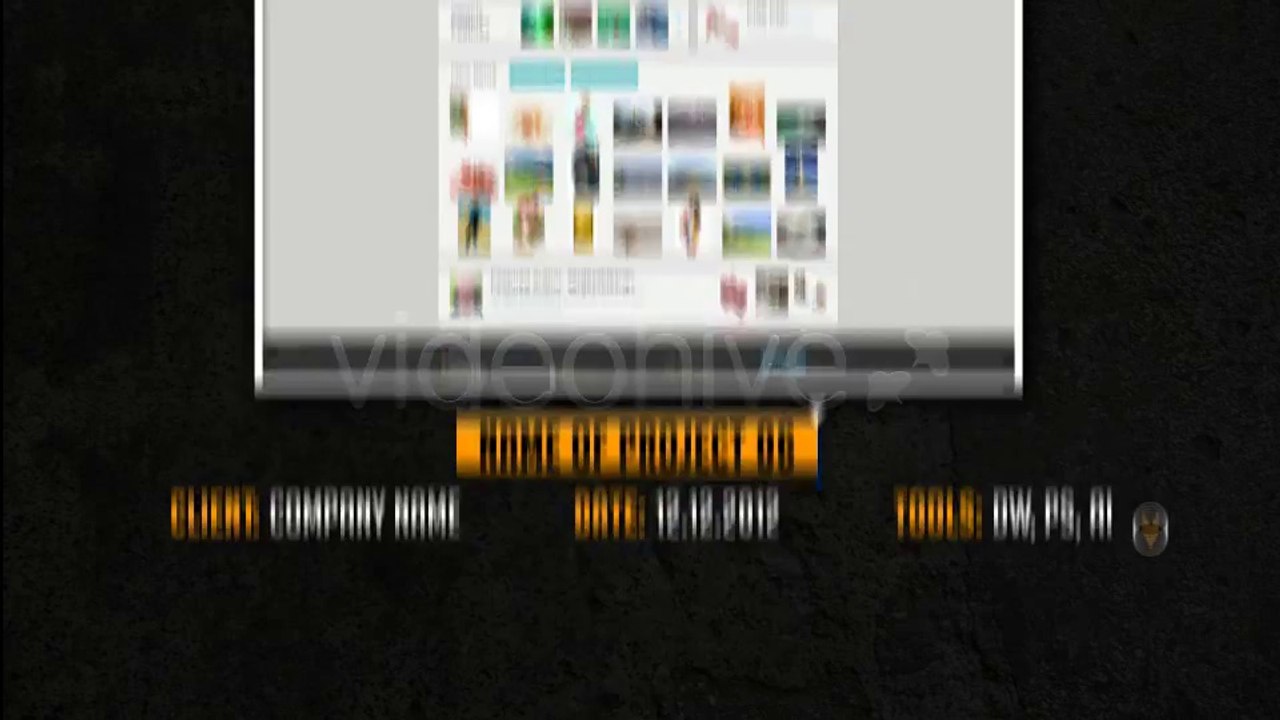Dark resume - After Effects Template
