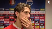 27-01-2013 Daryl Janmaat na Feyenoord - FC Twente