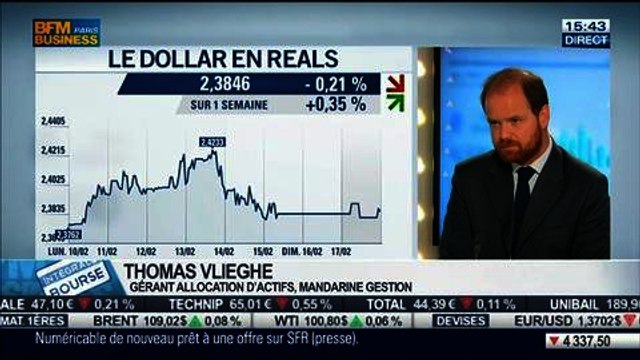 Les émergents vont être au cœur de l'actualité en 2014 : Thomas Vlieghe, dans Intégrale Bourse – 17/02