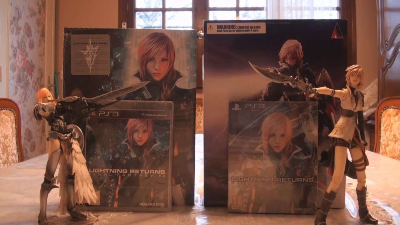 Lightning Returns Final Fantasy XIII : Jeu + Guide collector + Figurine (Video Unboxing PS3)