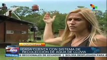 Mujeres argentinas construyen casa ecológica autosustentable