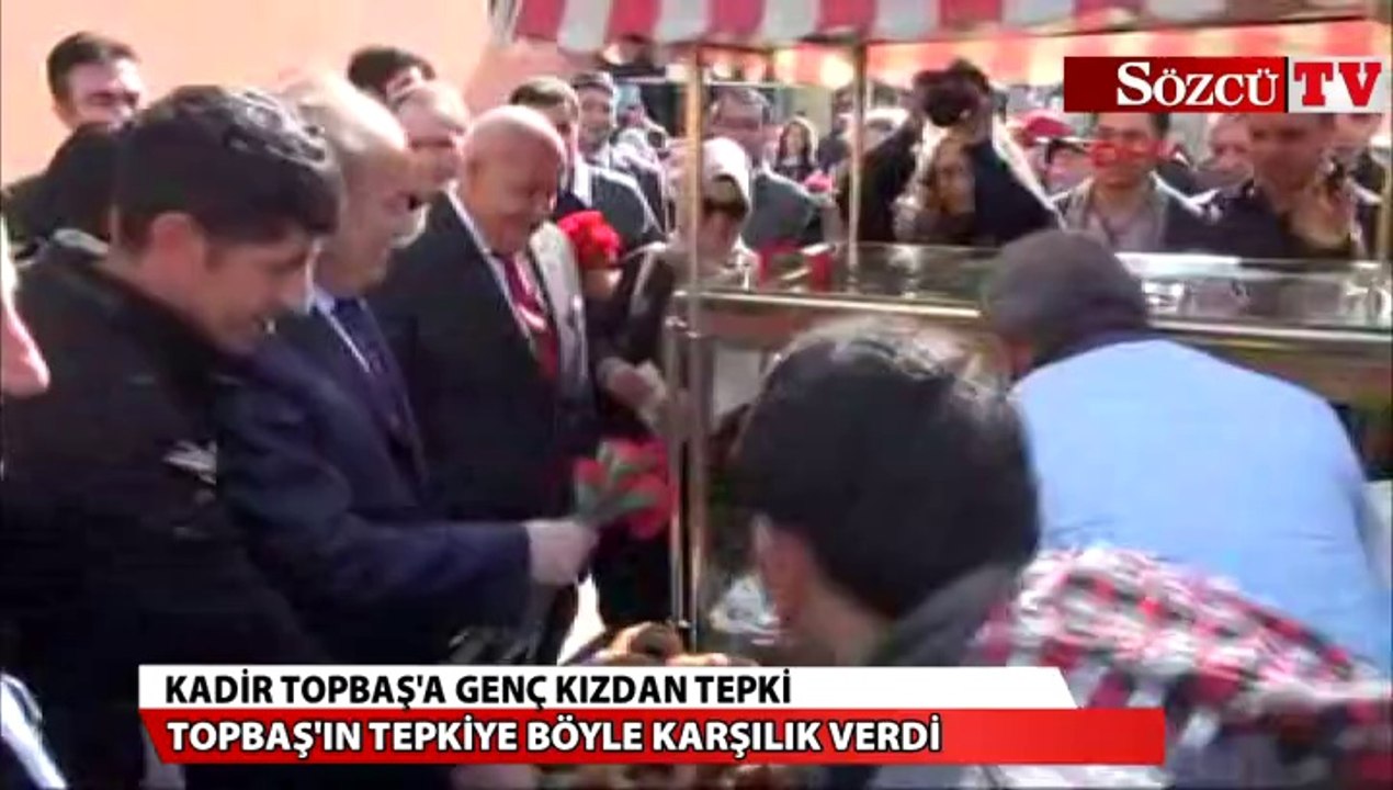 Bakırköy'de Kadir Topbaş'a tepki